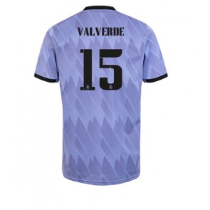 Real Madrid Federico Valverde #15 Bortatröja 2022-23 Kortärmad
